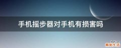 手机摇步器对手机有损害吗