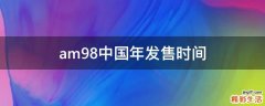 am98中国年发售时间