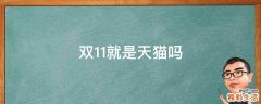 双11就是天猫吗