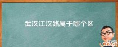 武汉江汉路属于哪个区