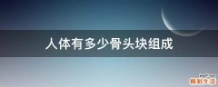 人体有多少骨头块组成