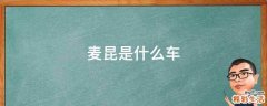 麦昆是什么车