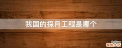 我国的探月工程是哪个