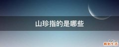 山珍指的是哪些