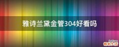 雅诗兰黛金管304好看吗
