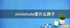 minitmute是什么牌子