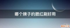 哪个牌子的腮红刷好用