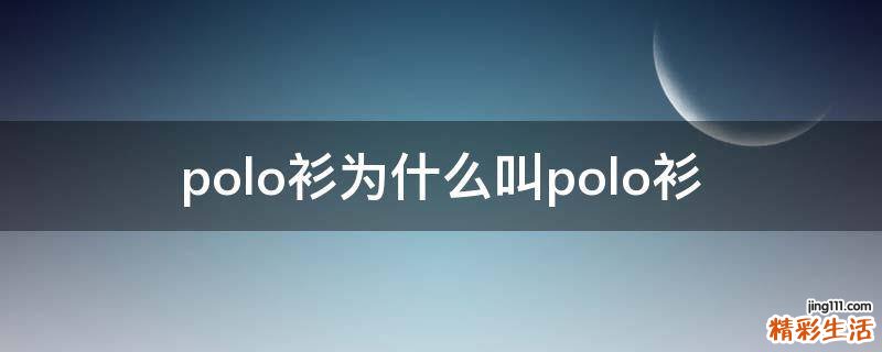 polo衫为什么叫polo衫