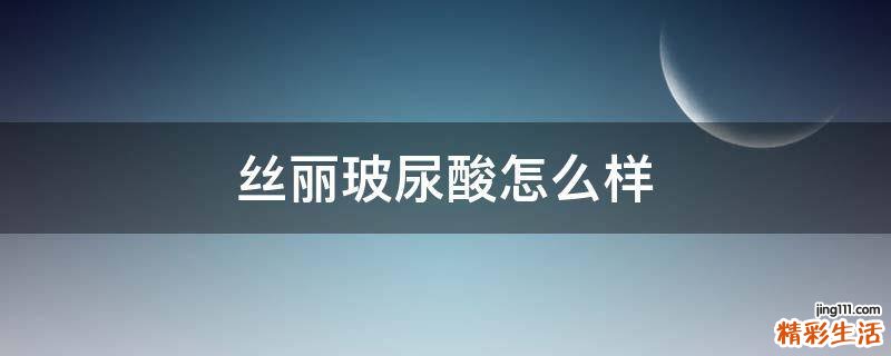 丝丽玻尿酸怎么样