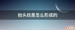 抬头纹是怎么形成的
