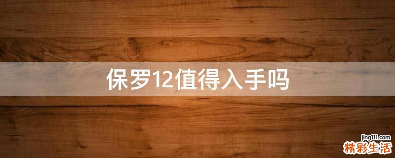 保罗12值得入手吗
