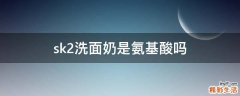 sk2洗面奶是氨基酸吗