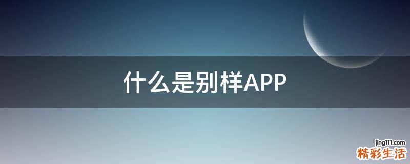 什么是别样APP