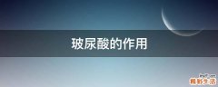 玻尿酸的作用