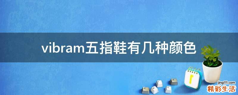 vibram五指鞋有几种颜色