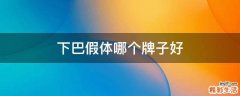 下巴假体哪个牌子好