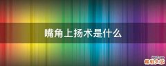 嘴角上扬术是什么