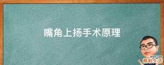 嘴角上扬手术原理