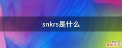 snkrs是什么