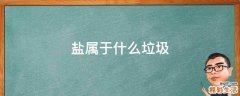 盐属于什么垃圾