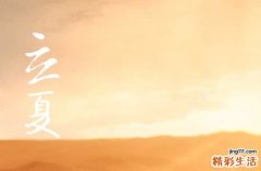 2023年立夏可以做什么活动 立夏的意义你懂吗
