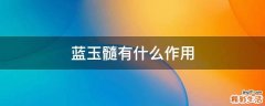 蓝玉髓有什么作用