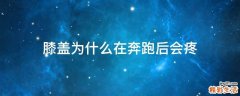 膝盖为什么在奔跑后会疼
