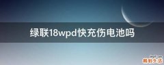绿联18wpd快充伤电池吗
