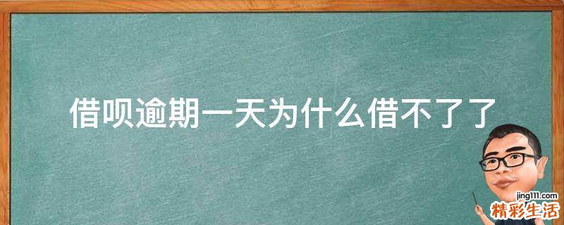 借呗逾期一天为什么借不了了