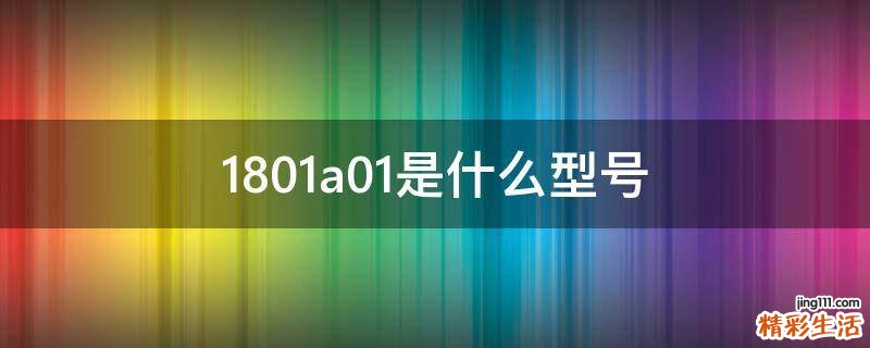 1801a01是什么型号