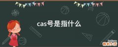 cas号是指什么