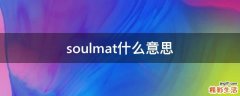 soulmat什么意思