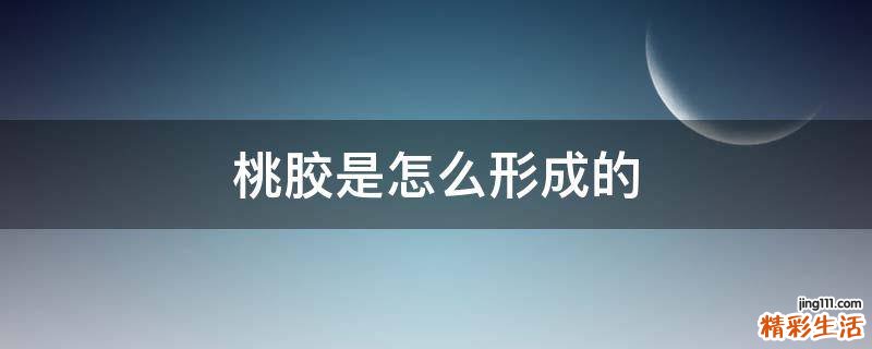 桃胶是怎么形成的