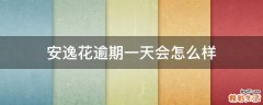 安逸花逾期一天会怎么样