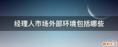 经理人市场外部环境包括哪些