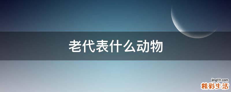 老代表什么动物