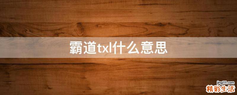 霸道txl什么意思