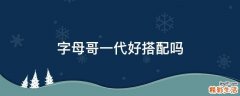 字母哥一代好搭配吗