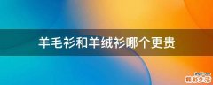羊毛衫和羊绒衫哪个更贵