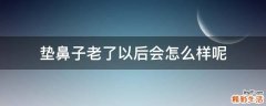 垫鼻子老了以后会怎么样呢