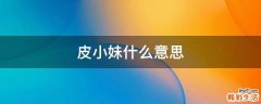 皮小妹什么意思