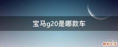 宝马g20是哪款车