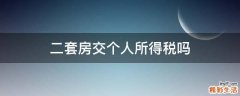 二套房交个人所得税吗