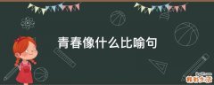 青春像什么比喻句
