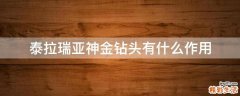 泰拉瑞亚神金钻头有什么作用