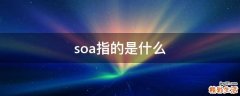soa指的是什么