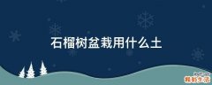 石榴树盆栽用什么土