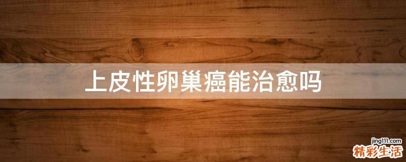 上皮性卵巢癌能治愈吗