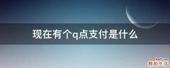 现在有个q点支付是什么