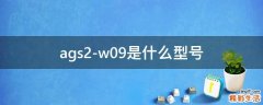 ags2-w09是什么型号
